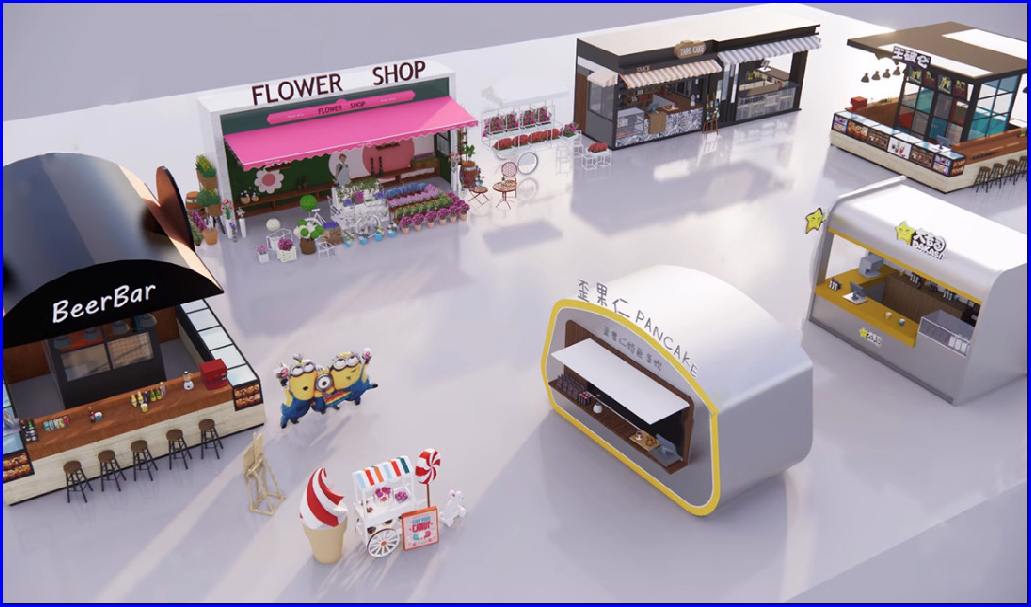 450 MODEL QUẦY BÁN HÀNG LƯU ĐỘNG